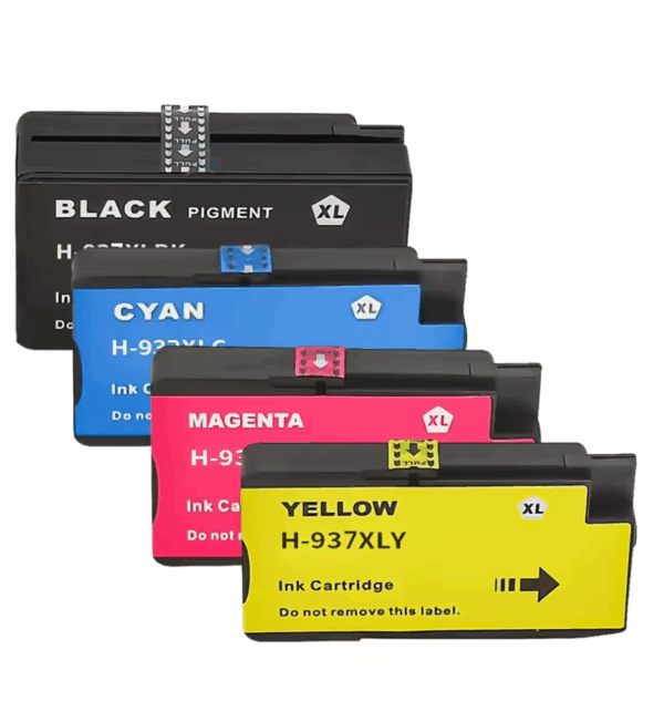 Huismerk HP HP937XY Inktcartridge Geel